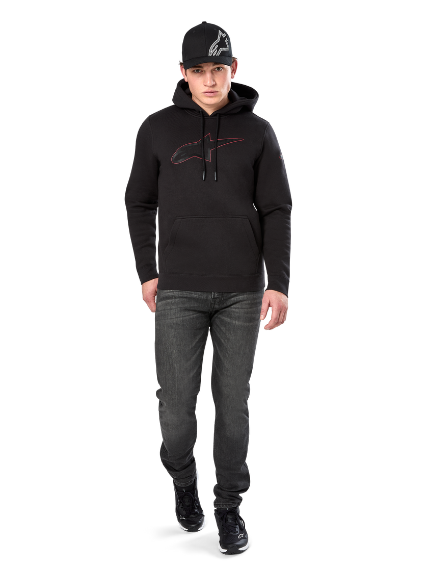 Alpinestars Insignia Hoodie | Black-Clothing-Pyramid Motorcycle Accessories