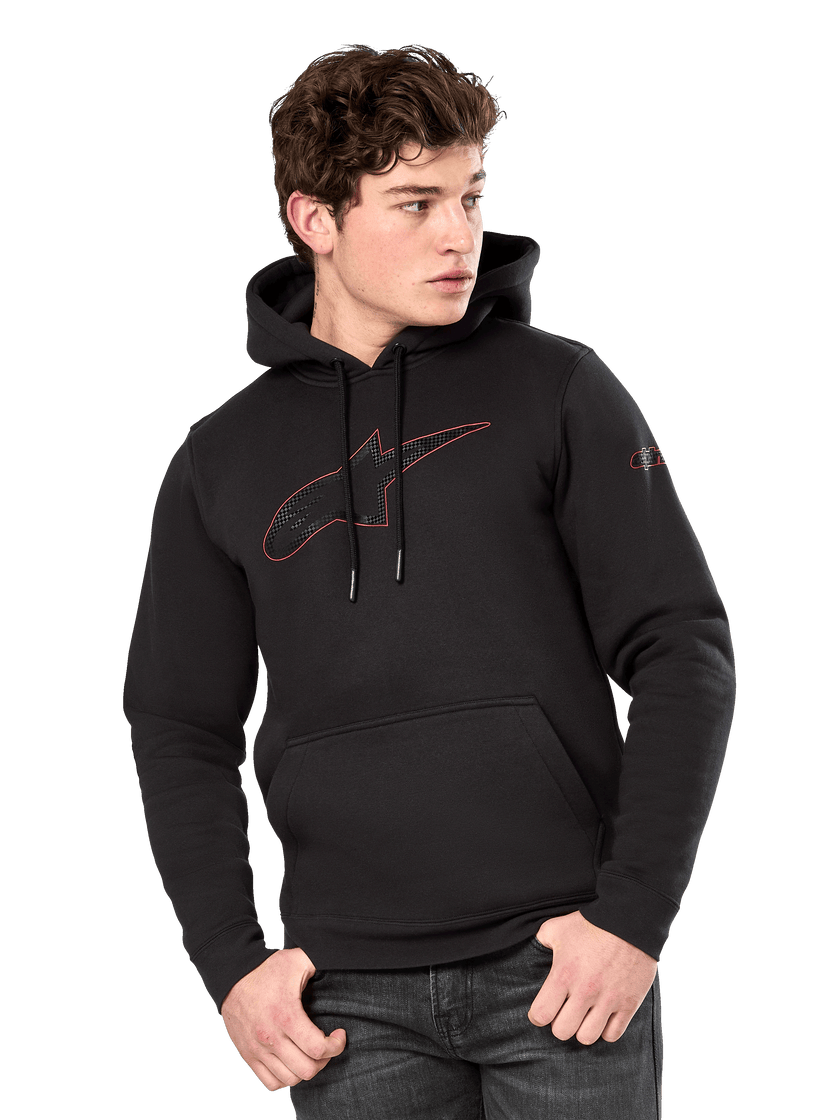 Alpinestars Insignia Hoodie | Black-Clothing-Pyramid Motorcycle Accessories