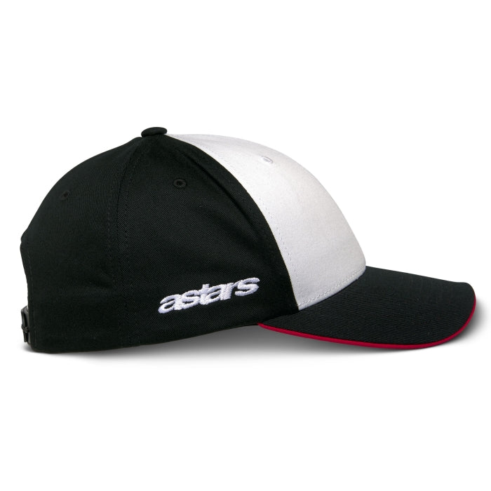 Alpinestars Sessionized Cap | Black/White/Red-Clothing-Pyramid Motorcycle Accessories