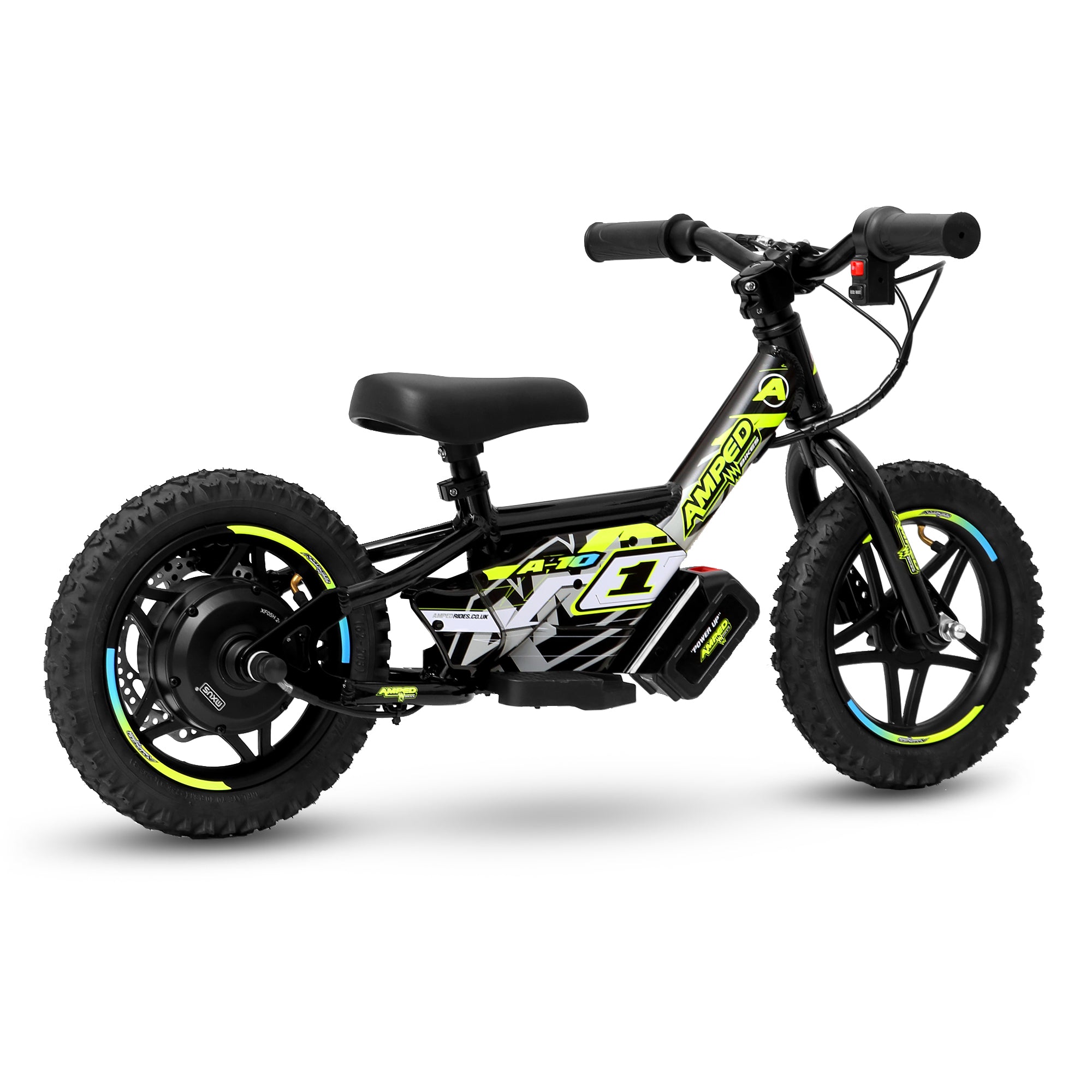 Amped A10 Kids Electric Bike | Black-Electric Bikes-Pyramid Motorcycle Accessories