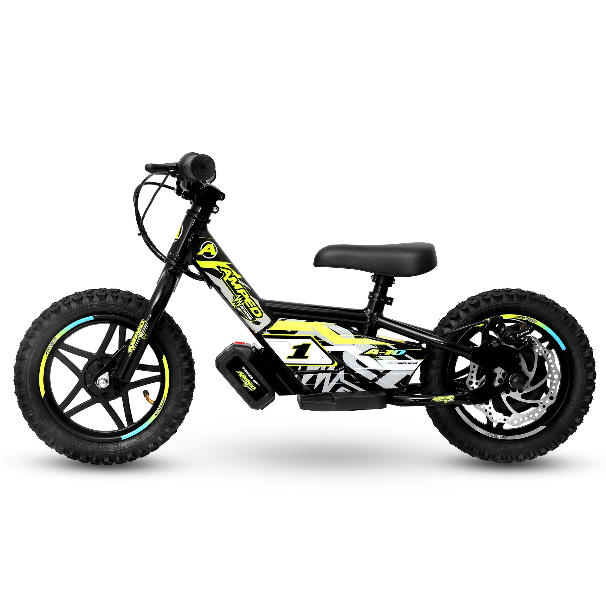 Amped A10 Kids Electric Bike | Black-Electric Bikes-Pyramid Motorcycle Accessories