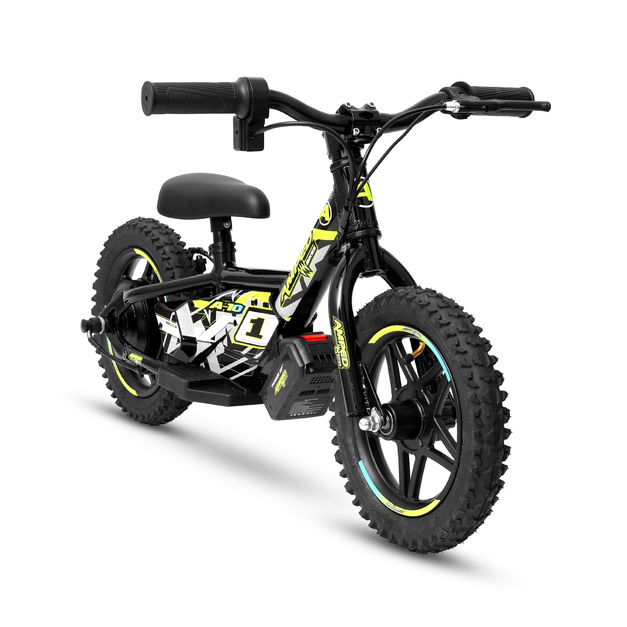 Amped A10 Kids Electric Bike | Black-Electric Bikes-Pyramid Motorcycle Accessories