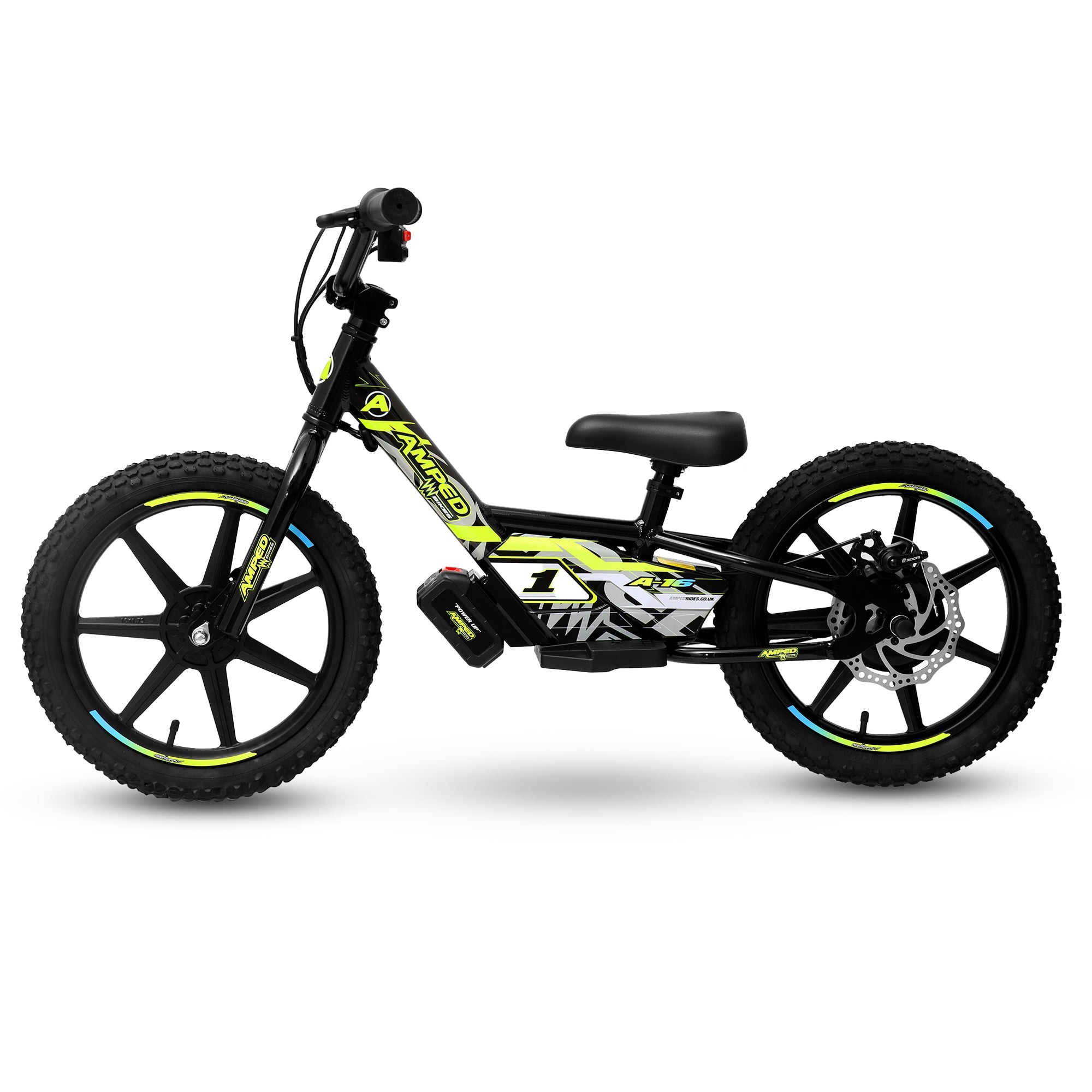 Amped A16 Kids Electric Bike | Black -  Shop name