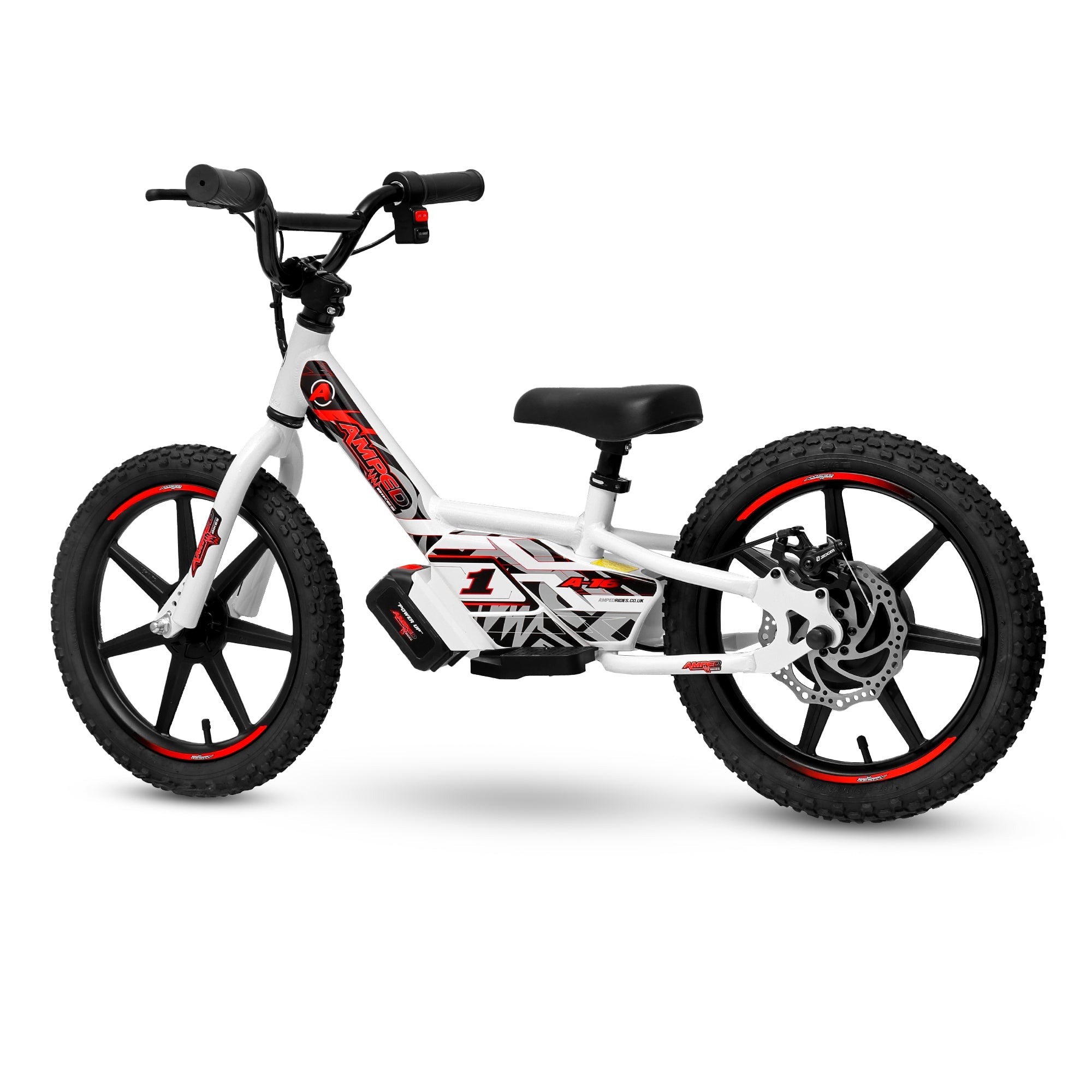Amped A16 Kids Electric Bike | White -  Shop name