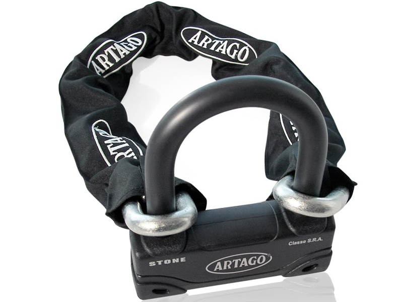 Artago 18ART270 U Lock + 14.100 100cm Chain Combo-AR270C100-Security-Pyramid Motorcycle Accessories