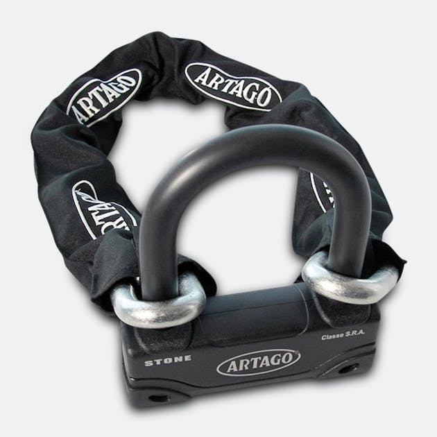 Artago 18XL U Lock + 14.100 100cm Chain Combo-ARXLC100-Security-Pyramid Motorcycle Accessories
