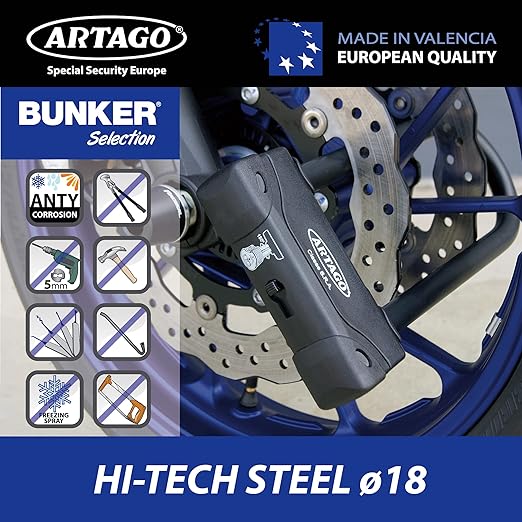 Artago 18art U Lock - 270mm - Sold Secure Certified -  Shop name
