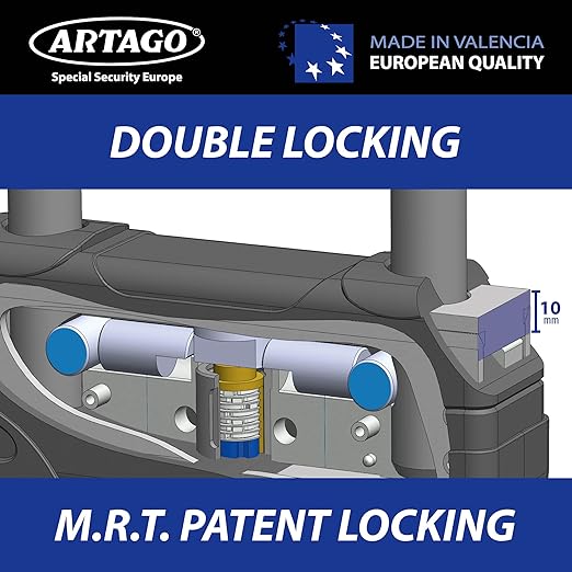 Artago 18art U Lock - 270mm - Sold Secure Certified -  Shop name