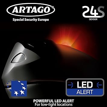 Artago 24S Disc Lock with Alarm - 6mm Pin -  Shop name