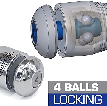 Artago 562 Disc Lock with Support Bracket and Reminder Cable -  Shop name