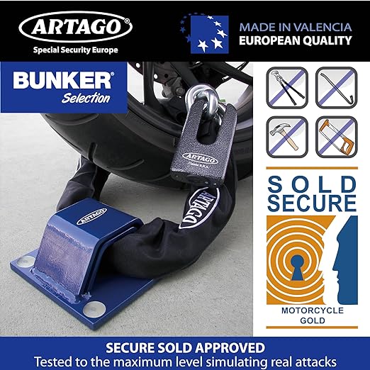 Artago 61 Ground Anchor with Fixing Bolts - Sold Secure Certified -  Shop name