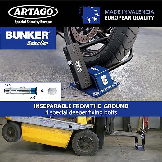 Artago 61 Ground Anchor with Fixing Bolts - Sold Secure Certified -  Shop name
