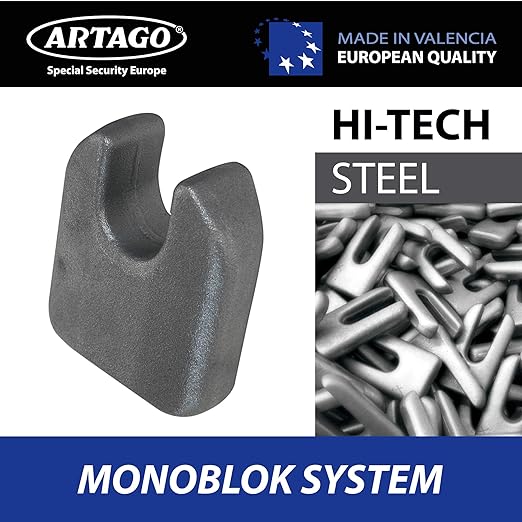 Artago 68T/B Padlock + 14.120 120cm Chain Combo - Sold Secure Certified -  Shop name