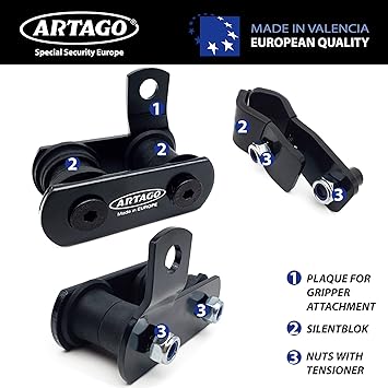 Artago 69/69X Padlock Bracket - Bolt or Tube Mount-AR568.2-Security-Pyramid Motorcycle Accessories