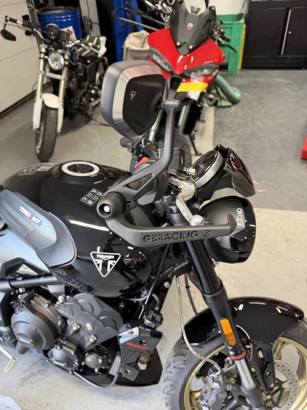 GBRacing Brake Lever Guard | Black | Triumph Trident 800 2026>Current -   Pyramid Motorcycle Accessories