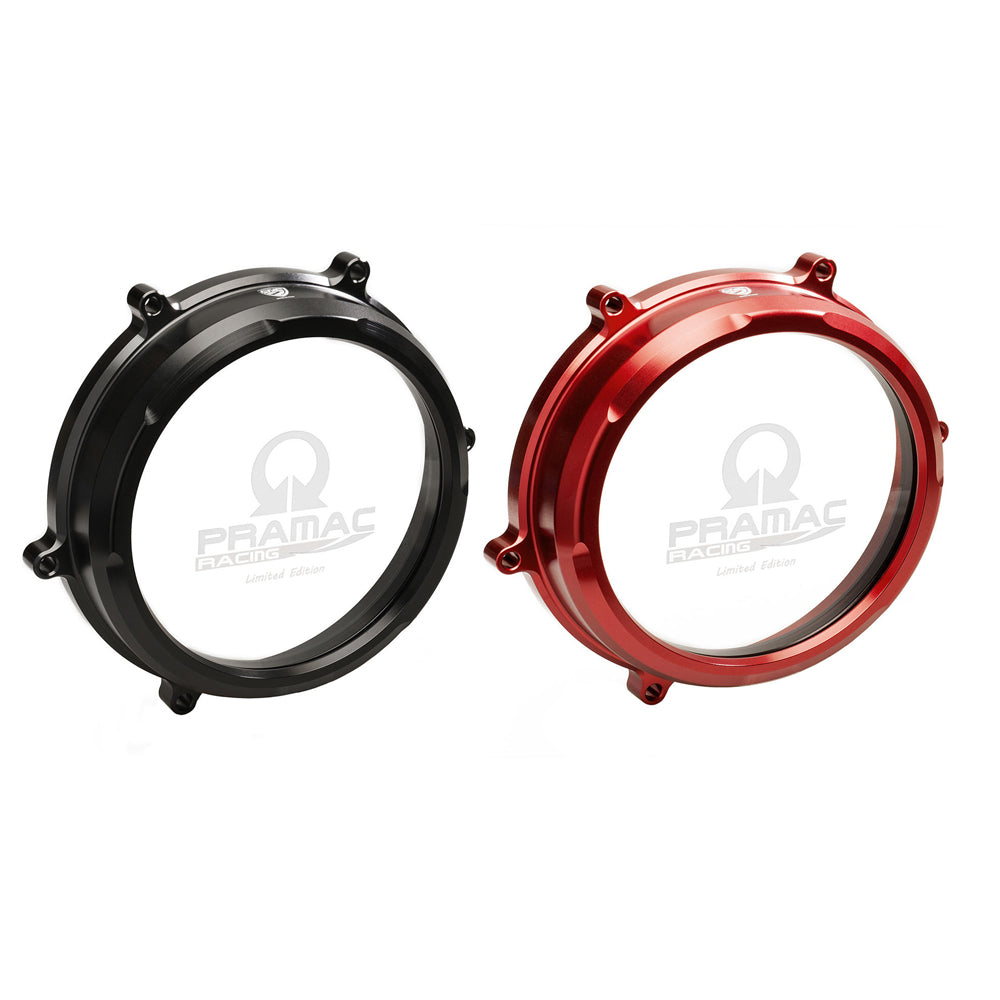 CNC Racing Clear Oil Bath Clutch Cover Pramac Racing Lim. Ed. for Ducati Panigale -  Shop name
