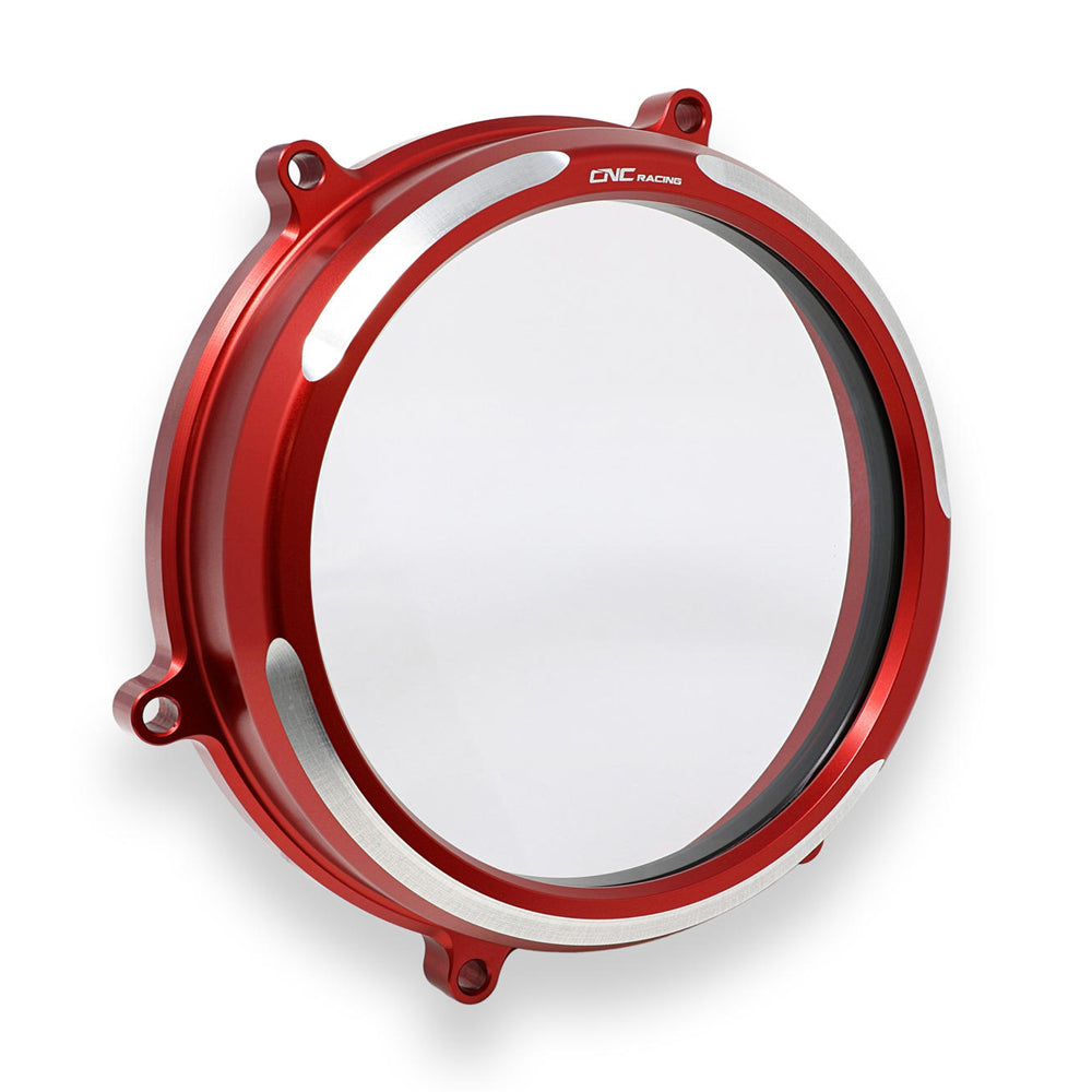 CNC Racing Clear Oil Bath Clutch Cover for Ducati Panigale Bicolor -  Shop name