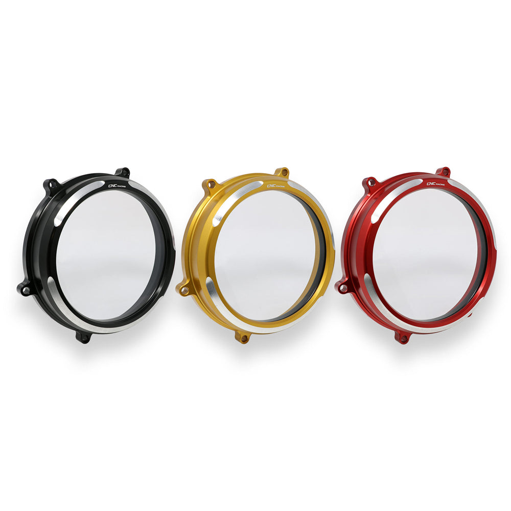 CNC Racing Clear Oil Bath Clutch Cover for Ducati Panigale Bicolor -  Shop name