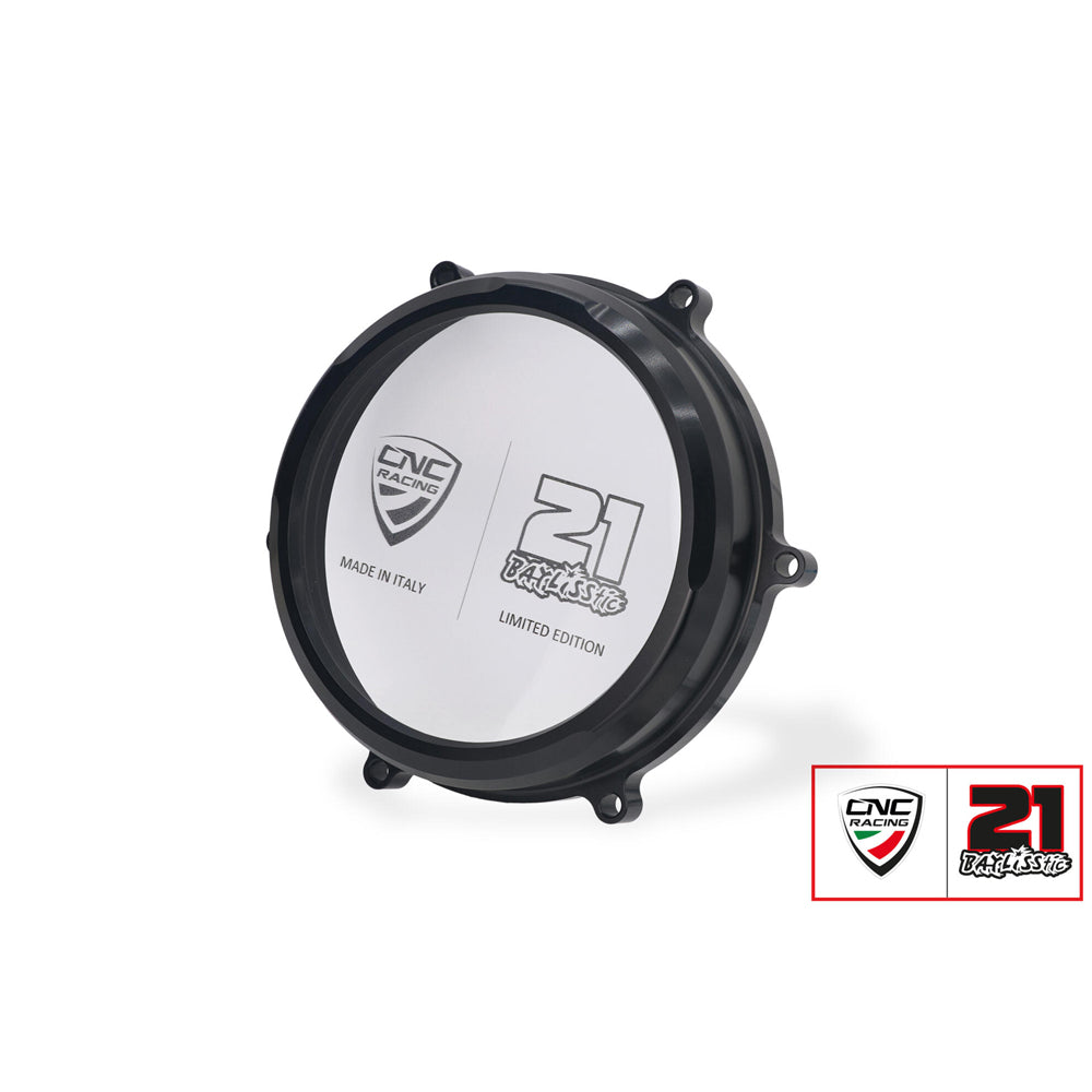 CNC Racing Clear Oil Bath Clutch Cover Troy Bayliss Limited Edition for Ducati Panigale -  Shop name