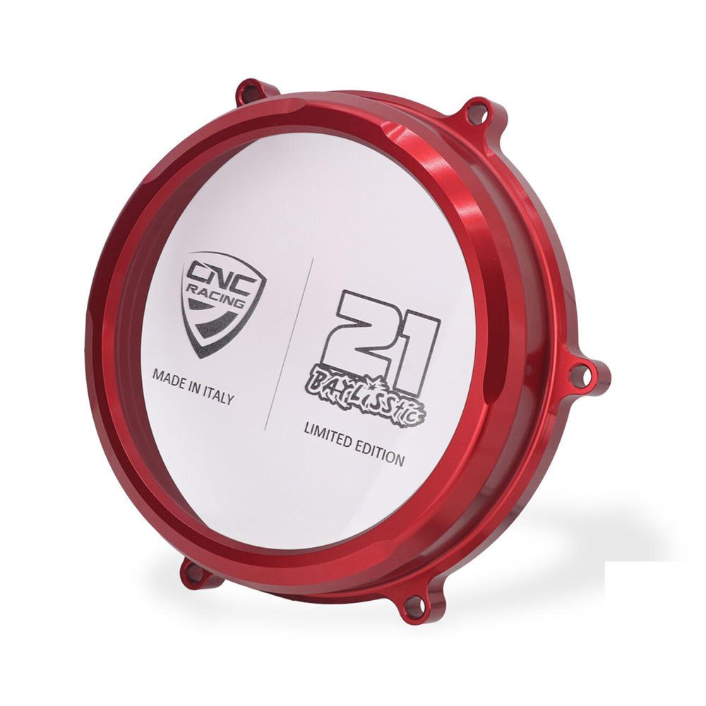 CNC Racing Clear Oil Bath Clutch Cover Troy Bayliss Limited Edition for Ducati Panigale -  Shop name
