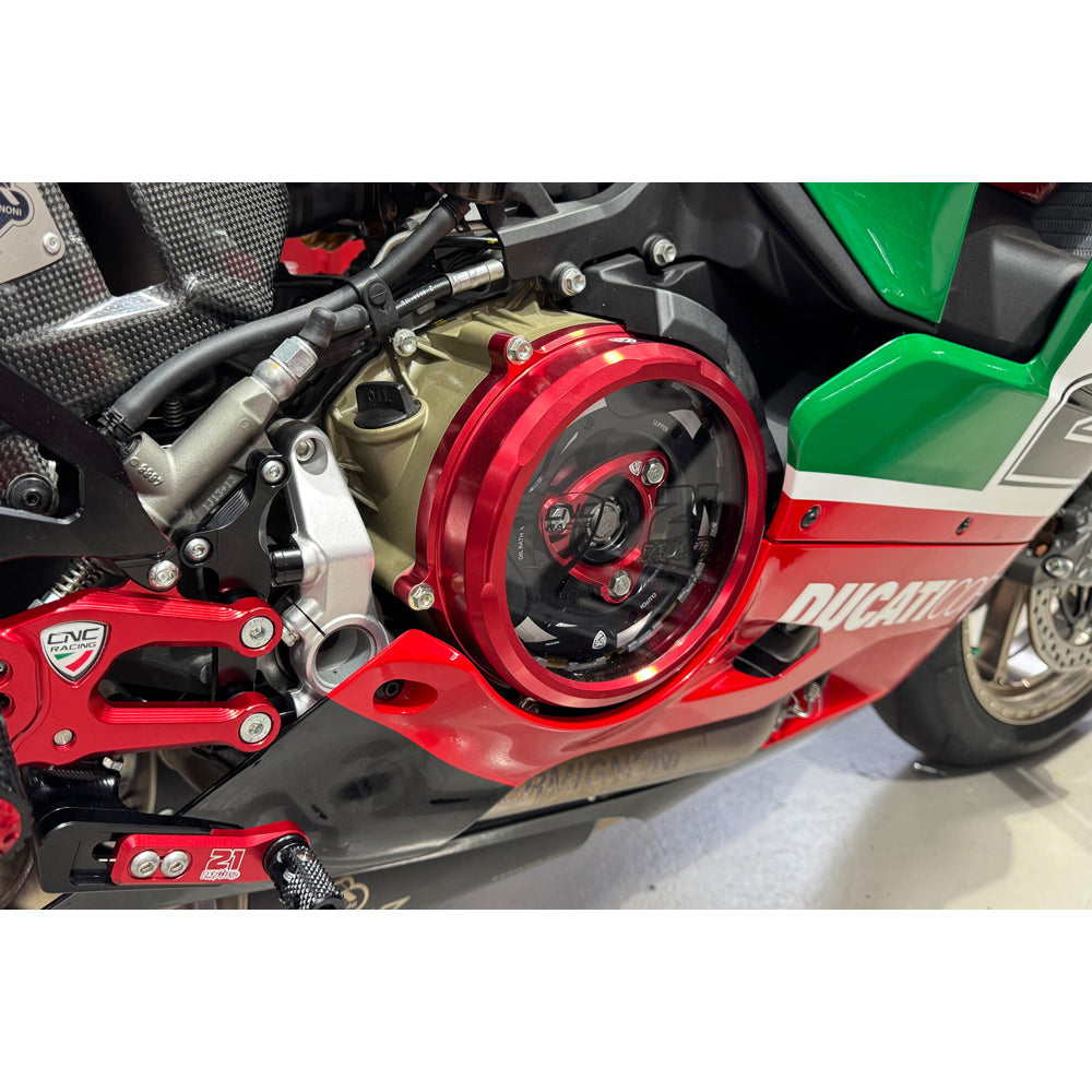 CNC Racing Clear Oil Bath Clutch Cover Troy Bayliss Limited Edition -  Shop name