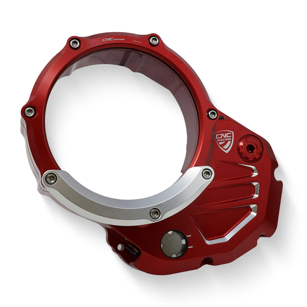 CNC Racing Clear Cover Oil Bath Clutch Protector for Ducati -  Shop name