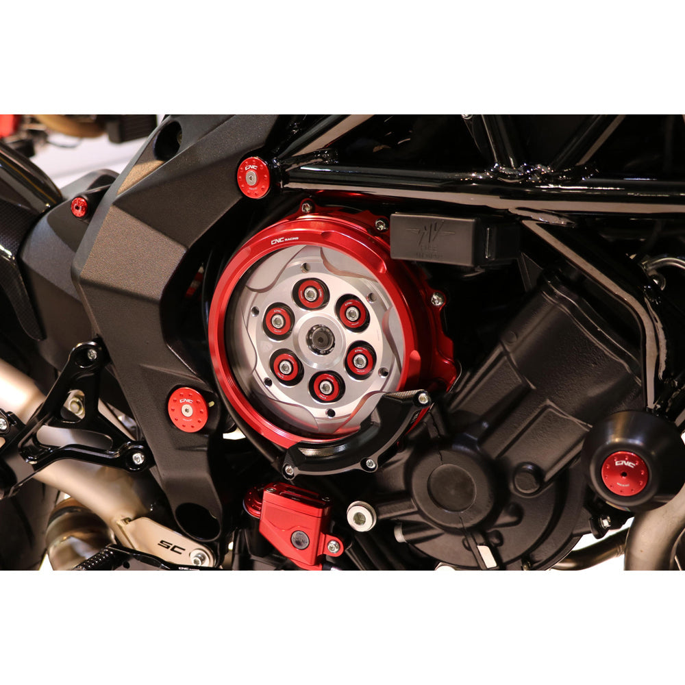 CNC Racing Clear Cover Oil Bath Clutch Protector for MV Agusta -  Shop name