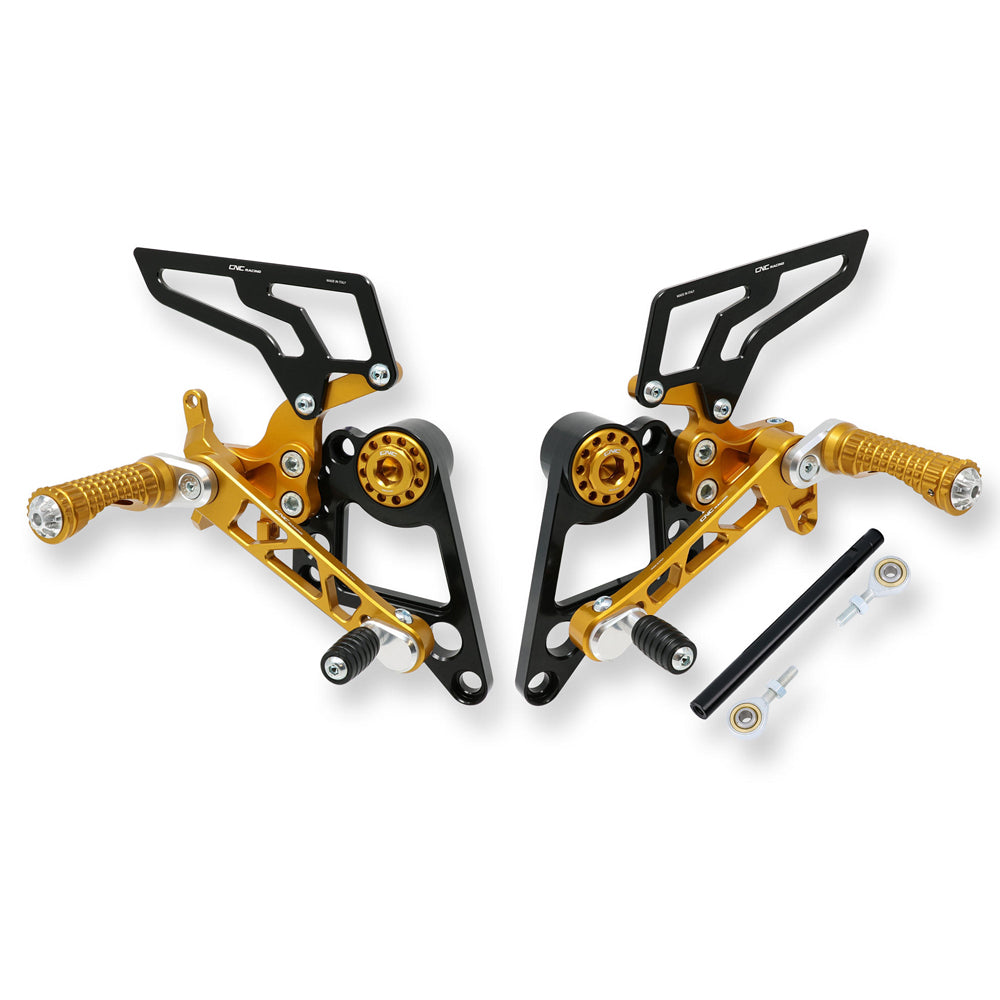 CNC Racing Adjustable Rear Sets for Ducati Monster 696/796/1100 -  Shop name