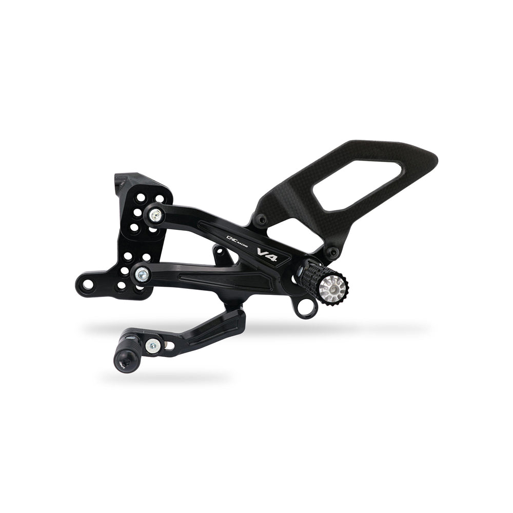 CNC Racing Adjustable Rearsets Carbon for Ducati Streetfighter V4 -  Shop name