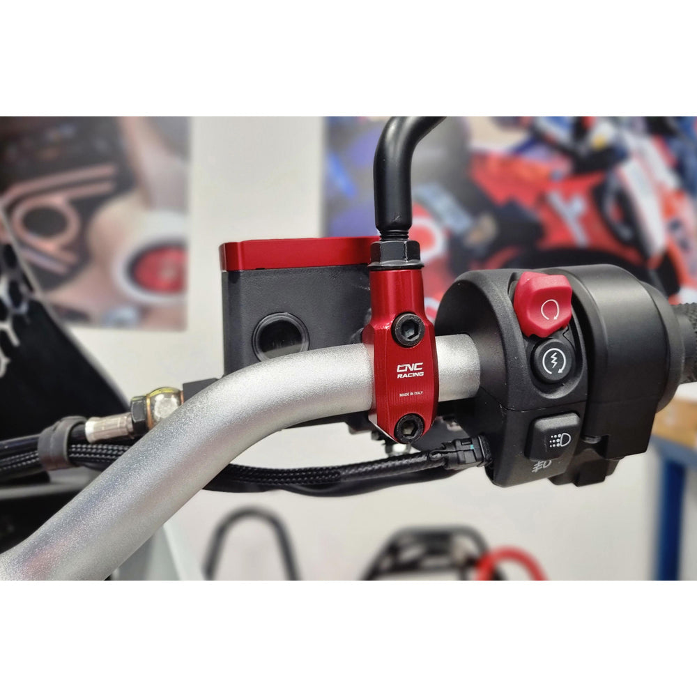 CNC Racing Brembo Master Cylinder Clamp with Mirror Mount Thread M10 Left -  Shop name