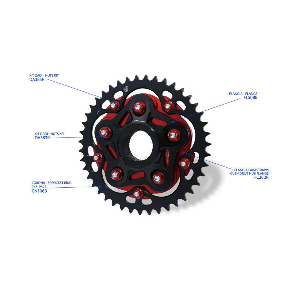 CNC Racing Cush Drive Hub Flange for MV Agusta FC302 -  Shop name