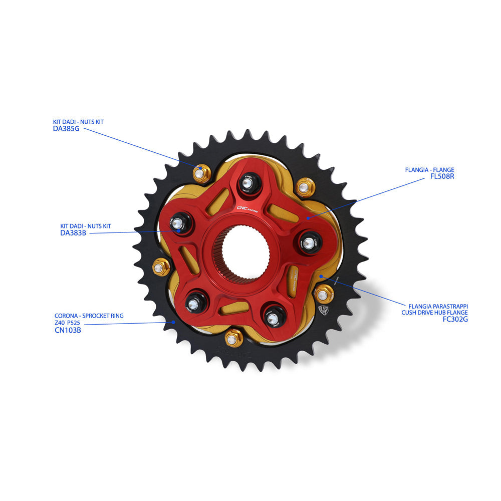 CNC Racing Cush Drive Hub Flange for MV Agusta FC302 -  Shop name