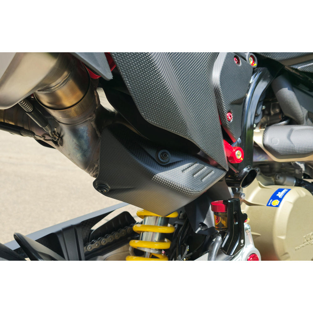 CNC Racing Exhaust Pipe Rear Heat Guard Carbon for Ducati Hypermotard 698 Mono -  Shop name