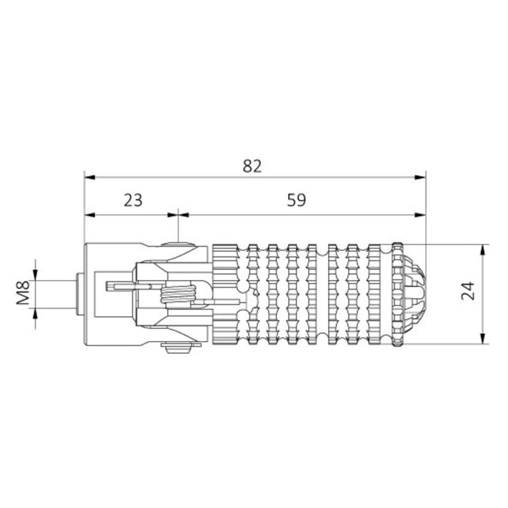CNC Racing Footpegs Folding Sport for Universal -  Shop name