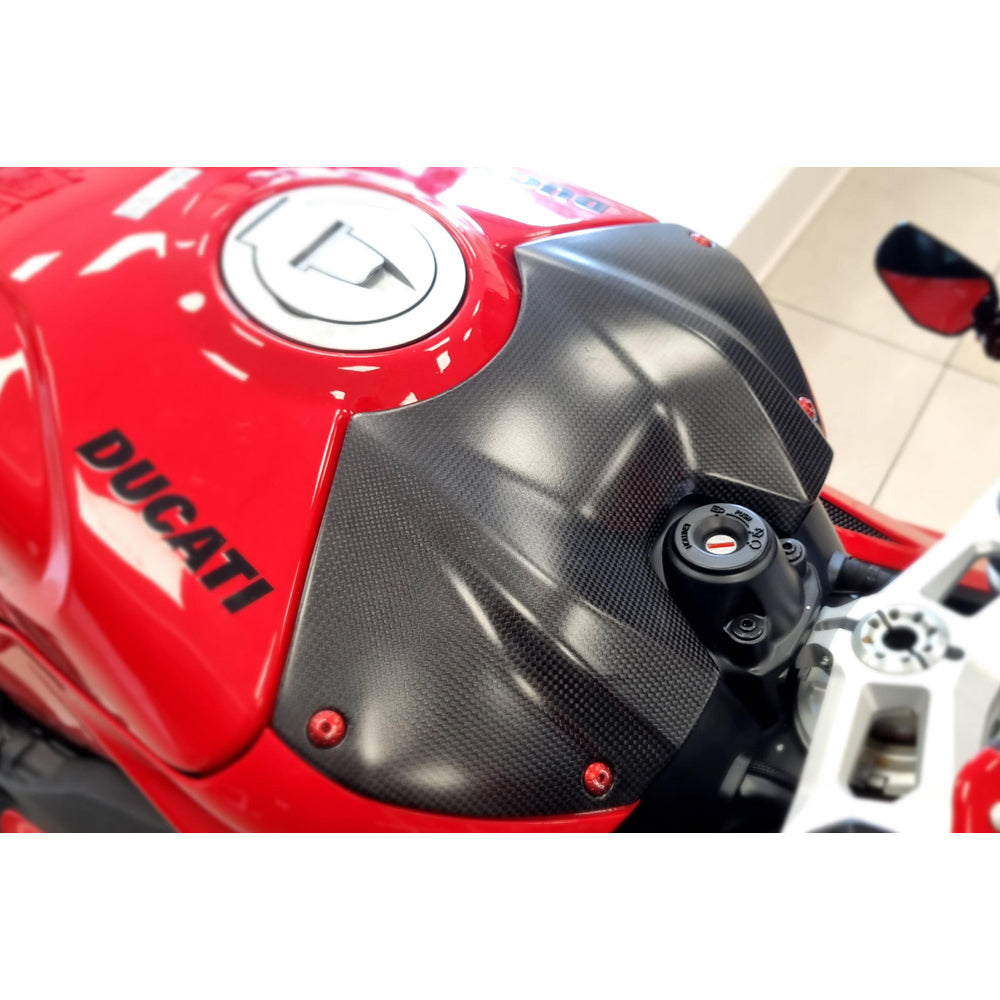 CNC Racing Fuel Tank Cover Matt Carbon for Ducati -  Shop name
