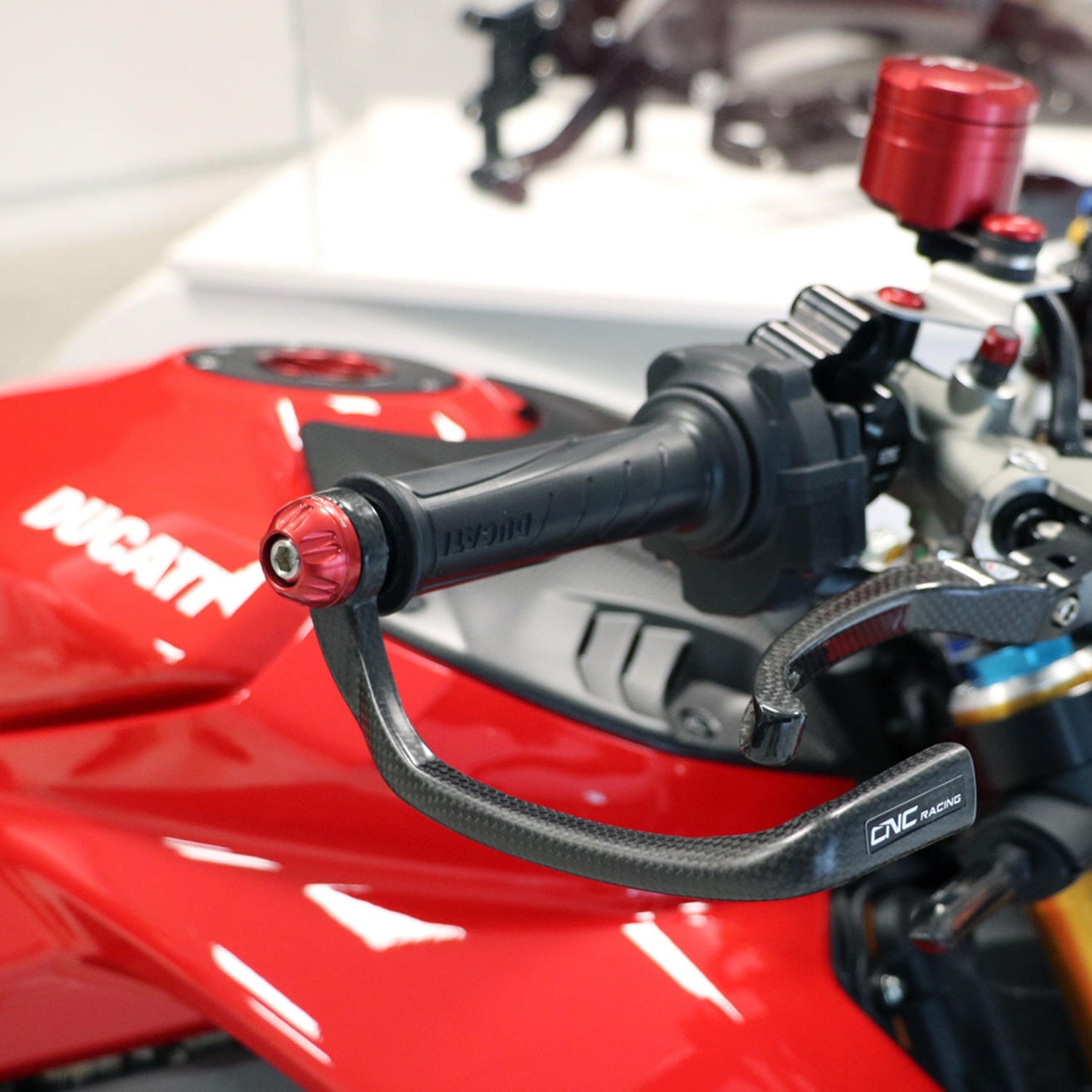 CNC Racing Guard Protection front Brake | Lever Matt Carbon -  Shop name