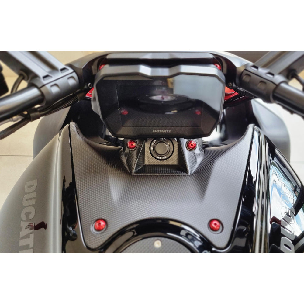CNC Racing Ignition Switch Carbon Cover for Ducati Diavel V4 -  Shop name
