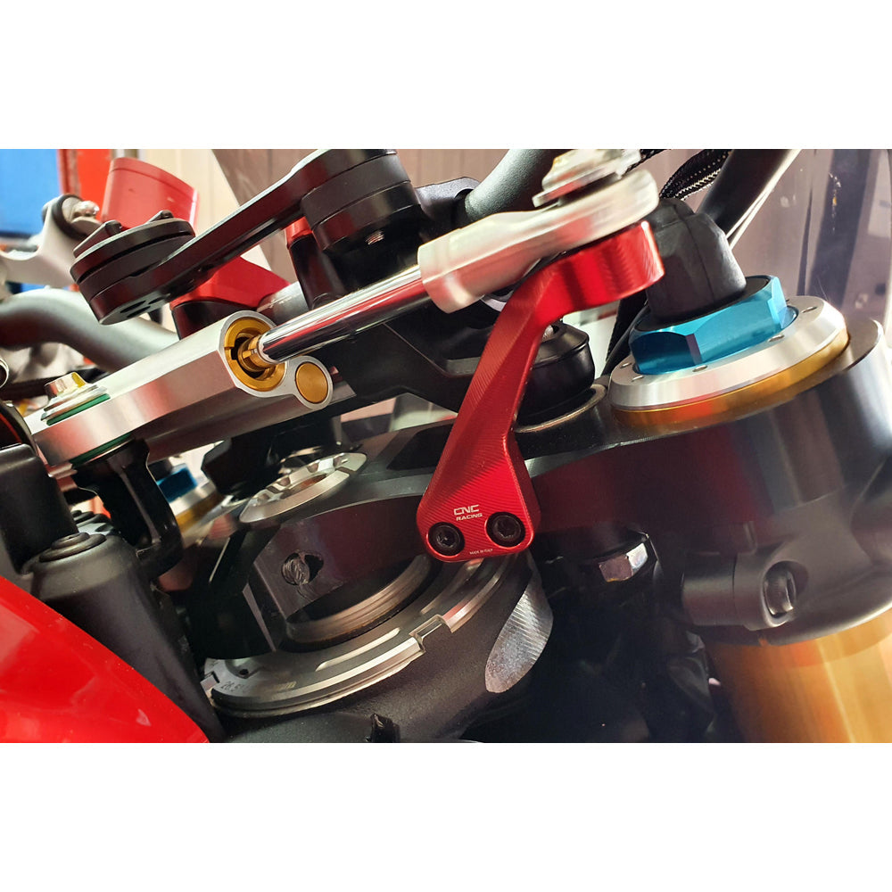 CNC Racing Steering damper bracket for Ducati Streetfighter V4 - V2 -  Shop name