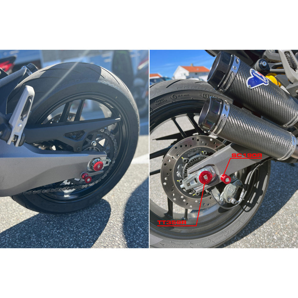CNC Racing Swingarm Spools M6 -  Shop name