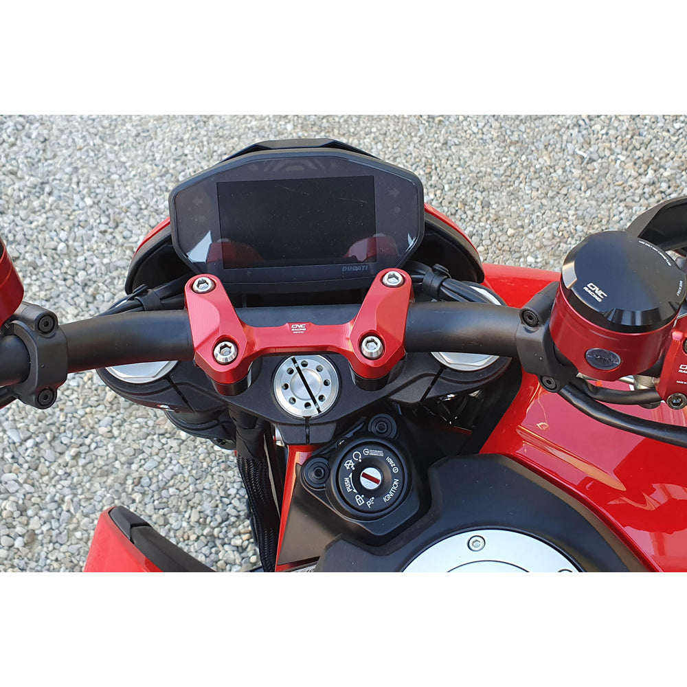 CNC Racing Top Handlebar Clamp for Ducati-Handlebars-Pyramid Motorcycle Accessories