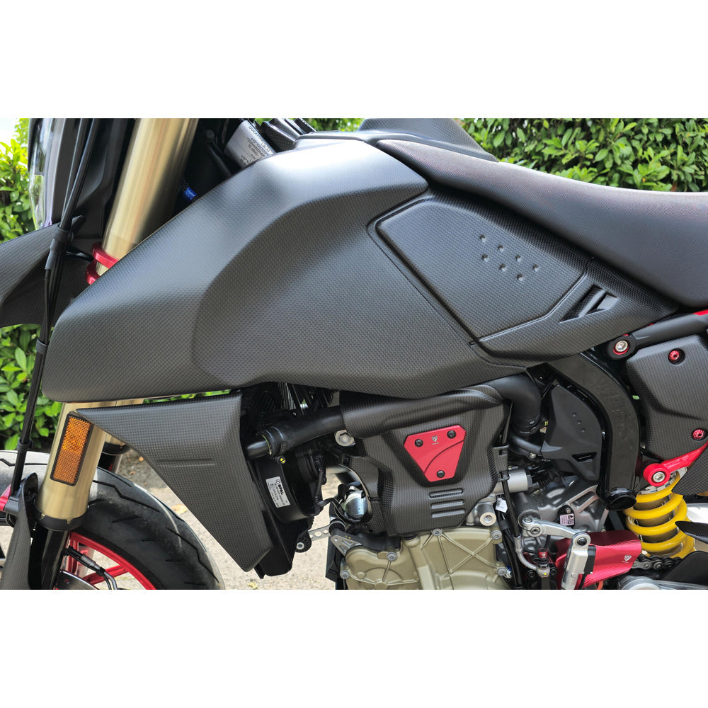 CNC Racing Water Cooler Side Covers Carbon for Ducati Hypermotard 698 Mono -  Shop name
