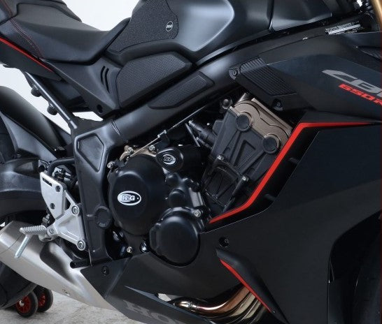 R&G Crash Protectors | Black | Honda CBR 650 R 2019>Current & Honda CB 650 F 2014>2019 & Honda CBR 650 F 2014>2018