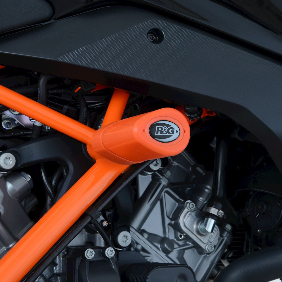 R&G Crash Protectors | Orange | KTM 1290 Super Duke GT 2016>2024 & KTM 1290 Super Duke R 2014>2019