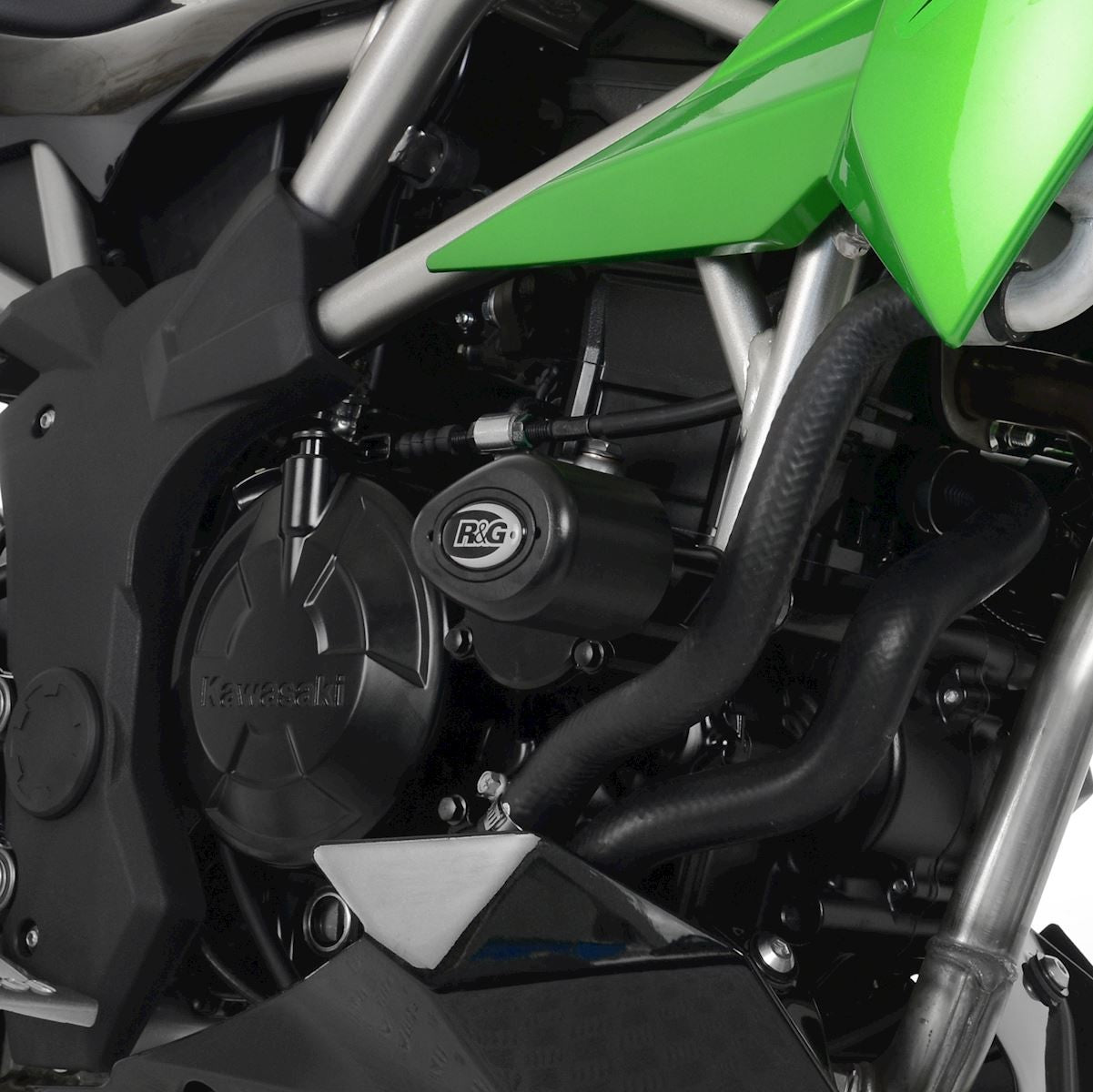 R&G Crash Protectors | Black | Kawasaki Z 250 SL 2014>2018 & Kawasaki Z 125 2019>2020