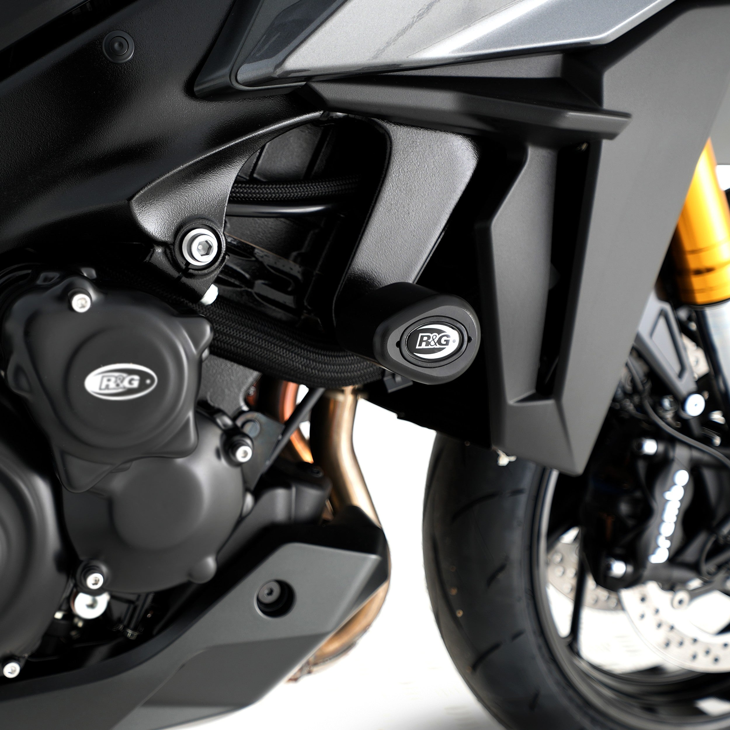 R&G Crash Protectors | Black | Suzuki GSX-S1000 2015>Current & Suzuki Katana 2019>Current & Suzuki GSX-S950 2021>Current & Suzuki GSX-S1000 GX 2024>Current