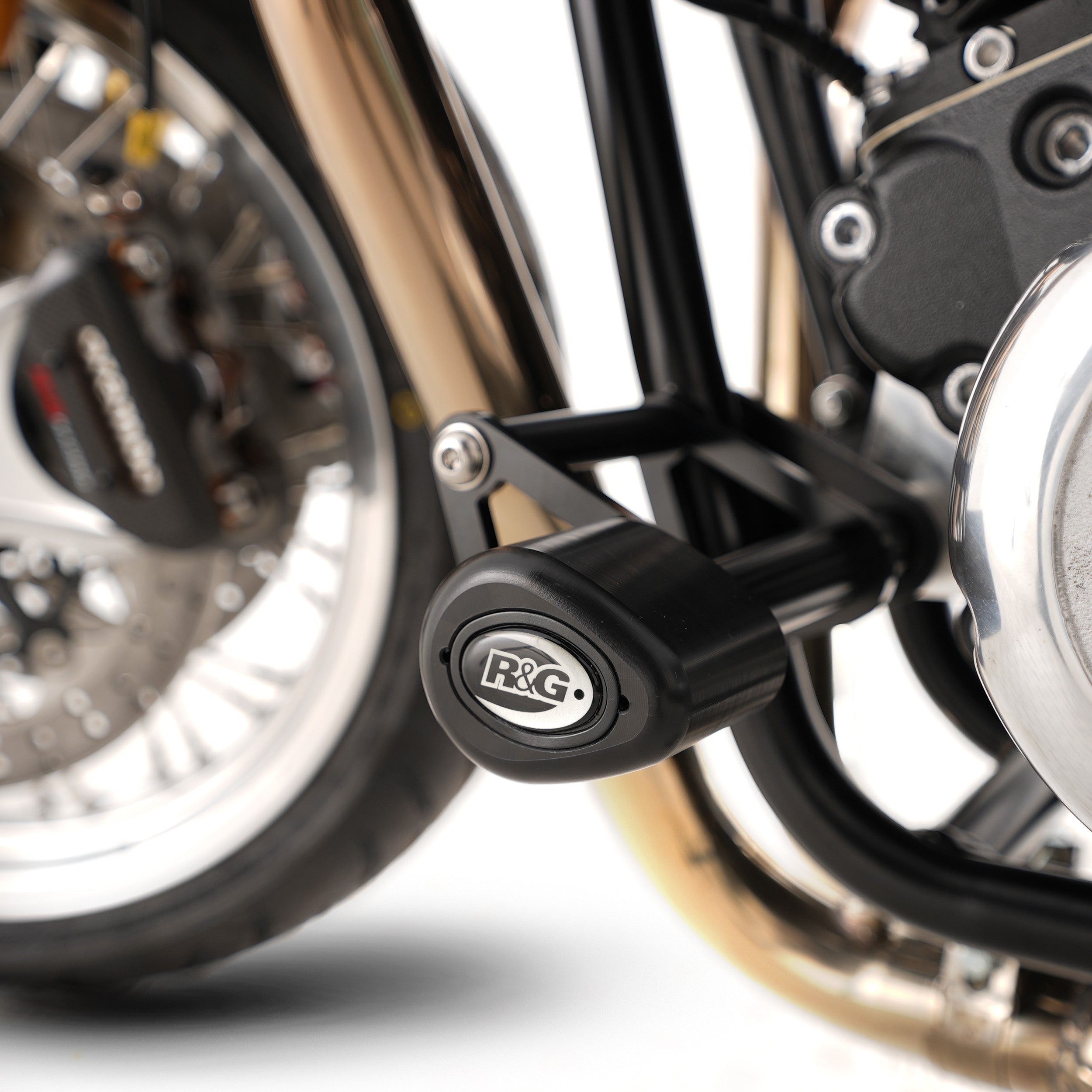 R&G Crash Protectors | Black | Norton Commando 961 Sport 2015>2025