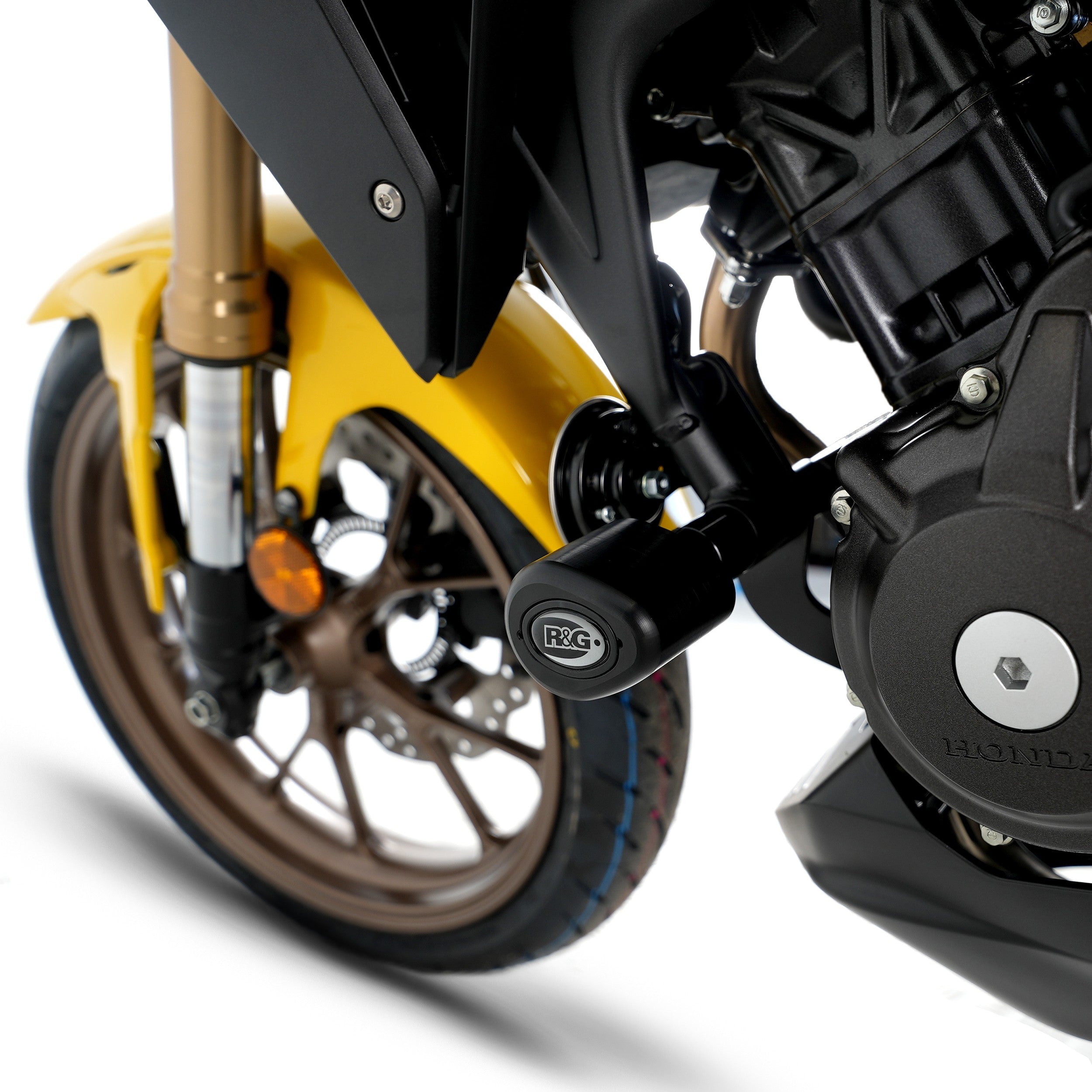 R&G Crash Protectors | Black | Honda CB 300 R 2018>2020 & Honda CB 300 R 2022>2024