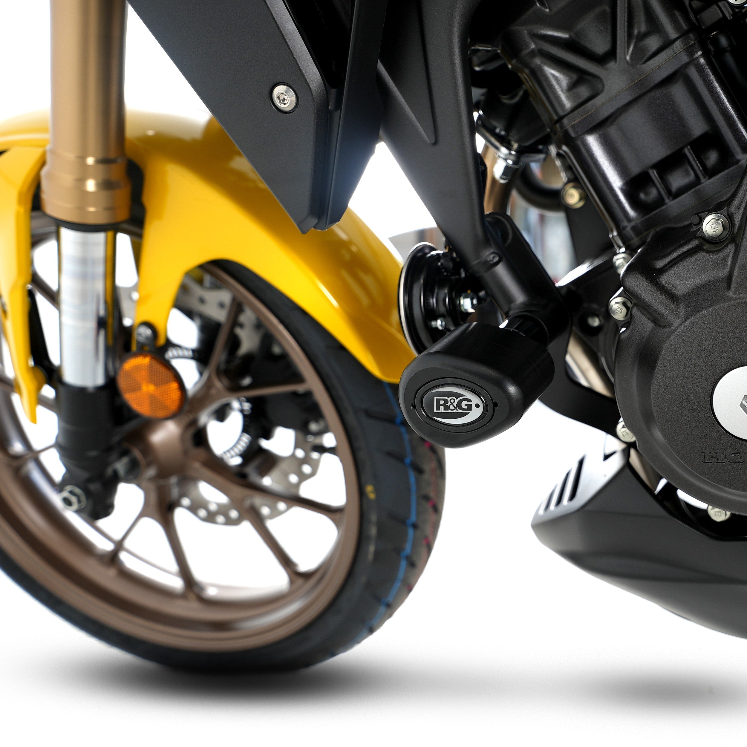 R&G Crash Protectors | Black | Honda CB 300 R 2018>2020 & Honda CB 300 R 2022>2024