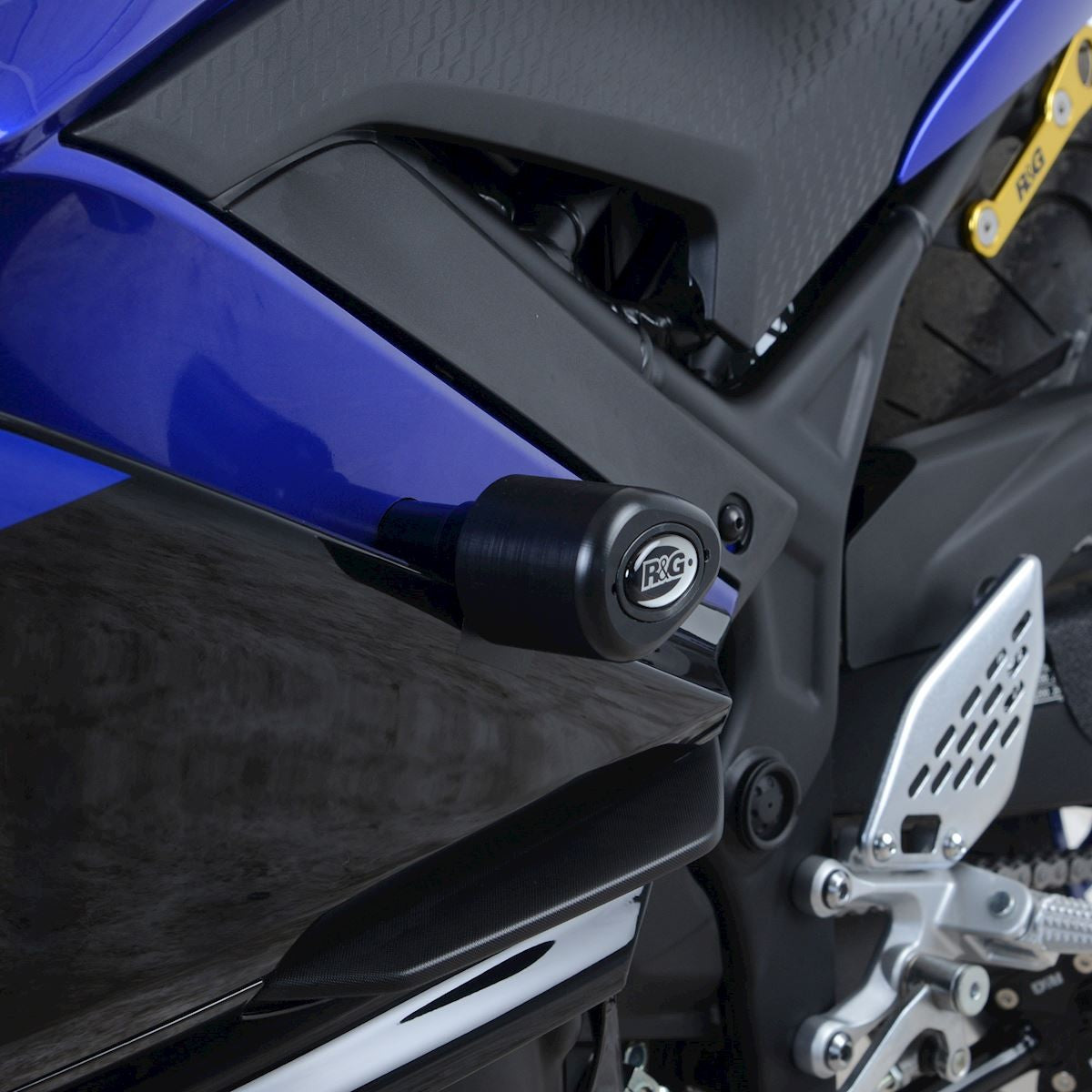 R&G Crash Protectors | Black | Yamaha YZF-R3 2019>Current & Yamaha YZF-R25 2019>Current -   Pyramid Motorcycle Accessories