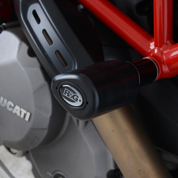 R&G Crash Protectors | Black | Ducati Hypermotard 950 2019>2025 & Ducati Hypermotard 950 SP 2021>2025 & Ducati Desert X 2022>2025